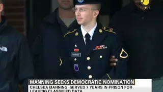 Transgender US soldier Chelsea Manning seeks democratic nomination