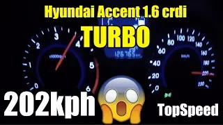 202Kph TOPSPEED l Hyundai Accent 1.6 Crdi TURBO l 0-100kph in 8 Seconds l SUPER BILIS