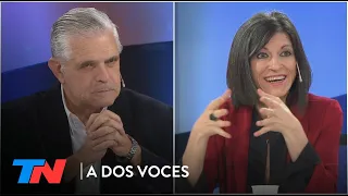 Fernanda Vallejos vs. Ricardo López Murphy:  DEBATE EN "A DOS VOCES"