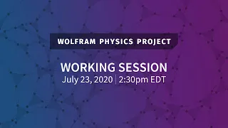 Wolfram Physics Project: Working Session Thursday, July 23, 2020 [Metamathematics | Part 1]