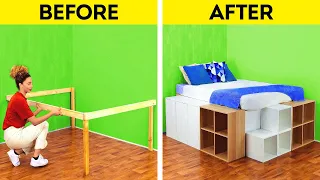 Apartment Renovation Projects || DIY Platform Bed, Bedroom Transformations