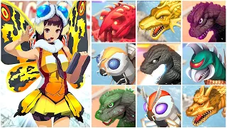 All Lv 30 Parts Weekly Specials - Godzilla Defense Force | DG5l1lgaine