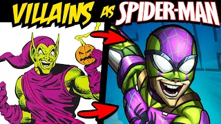 What if SPIDERMAN VILLAINS Were SPIDERMAN?! P2 (Stories & Speedpaint)