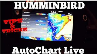 Humminbird Autochart Live BEST Tutorial : Setting TIPS & Tricks