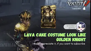 Golden Knight - Lava Cake S tier Costume | IDENTITY V