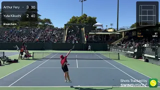 Arthur Fery (Stanford) vs. Yuta Kikuchi (Cal)