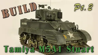 Tamiya M5A1 Stuart Tank Model Build Part 2