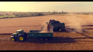 Drone Footage of the Summer Harvest in Oxfordshire, UK