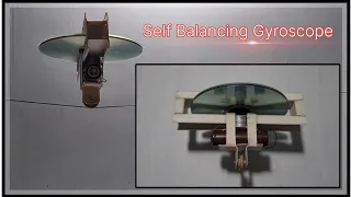 How to make self balancing gyroscope using cd/dvd disc #scienceproject #gyroscope #gyro