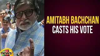Amitabh Bachchan And His Family Cast Their Votes In Mumbai | Lok Sabha Elections 2019 | Mango News
