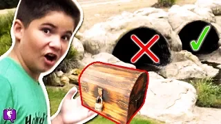 WHICH SECRET TUNNEL Has a Gold Treasure Box by HobbyKidsTV