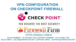 VPN Configuration Checkpoint Firewall  | Firewall Training | Firewall Firm | IT Monteur