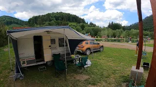 cu rulota prin Vama Buzaului la Camping Oliver