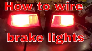 How to wire Brake lights