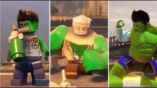 All Hulk Transformations in LEGO Marvel Videogames(2013-2018)