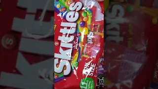 skittles candies| amazing unboxing of little skittles fun packs #youtubeshorts