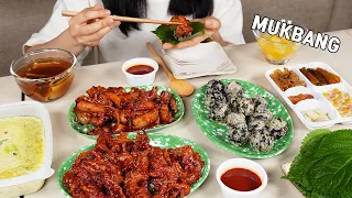 먹방 :) 이제 이 닭발집은 내 최애 닭발집이에요. 꼼장어도 맛있네? | spicy chicken feet | mukbang.