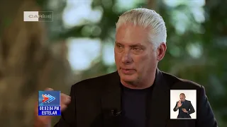 Concedió presidente de Cuba Miguel Díaz-Canel entrevista a Ignacio Ramonet