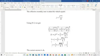 Actuarial FM Exam Prep Lesson 28: SOA Sample Question 186 Explanation