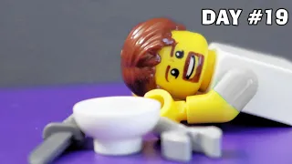 When LEGO MrBeast Didn't Eat Food For 30 Days - Meme