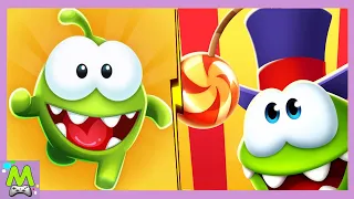 Om Nom Parkour vs Cut the Rope Remastered.Цирковые Головоломки против Ловкого Паркура.Кто Круче