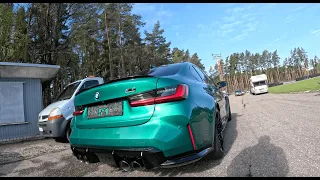 Чуть не разложил... Первый выезд на BMW M3 Competition G80. Vlog #1.