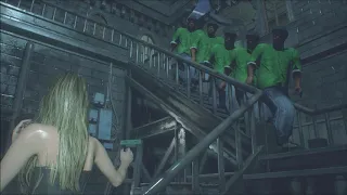 Sexy Trish Versus Scary Big Smoke In Resident Evil 2 Remake