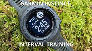 Garmin Instinct INTERVAL TRAINING. A Hidden Gem for customizing your workouts!