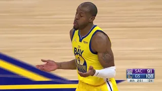 Andre Iguodala beautiful behind the back pass.