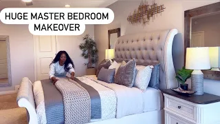 HUGE MASTER BEDROOM TRANSFORMATION 😱 DECORATE MY NEW DREAM HOME WITH ME. MASTER BEDROOM MAKEOVER