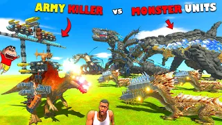 SHINCHAN UNDEFEATED UNIT vs UPGRADED HYDRA ARMY in Animal Revolt Battle Simulator CHOP and AMAAN-T