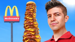 Build The World's TALLEST McDonald's Burger!