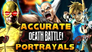 Top 10 Most Accurate DEATH BATTLE Character Portrayals