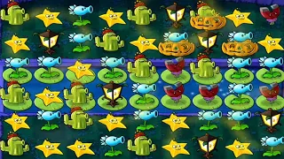 Zombies were more dangerous at night all plants vs zombies in fog stand gameplay 🫤