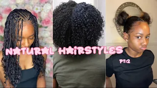 Natural Hairstyles Pt.2 (quick and easy)