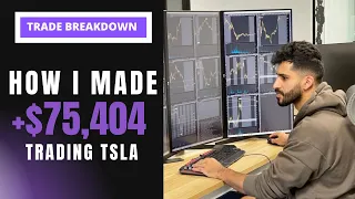 How I Made $75K Day Trading $TSLA (12/23/21)