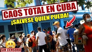 Así están LOS MERCADOS en Cuba 🇨🇺  👉 ESCASEZ y ENORMES COLAS 👈
