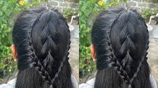 Simple and easy hairstyle for girls |fancy hairstyle for girls #hairstyle #girls#fancyjuda#new