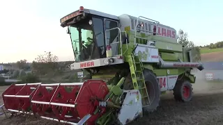 Claas dominator mega 204 i fendt favorit 515c/zniwa soi