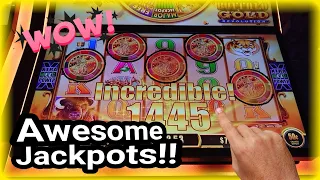 💵 Wow!! RARE 5 Coins with AWESOME JACKPOTS at Buffalo Gold Revolution Slot