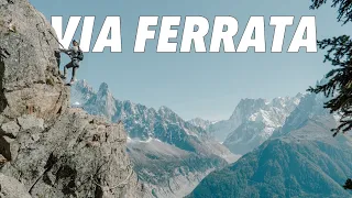CLIMBING EUROPEAN VIA FERRATAS: How To Climb A Via Ferrata in Cortina, Italy. Dolomites Via Ferrata.
