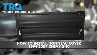 How To Install Tonneau Cover 1994-2004 Chevy S-10