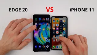 Motorola Edge 20 vs iPhone 11 | SPEED TEST