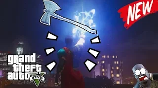 Thor's Stormbreaker mod with powers - GTA 5 MOD