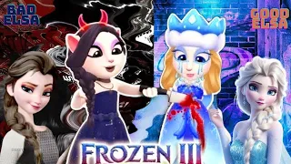 My Talking Angela 2 | Bad Frozen Killer vs Good Frozen Cosplay #mytalkingangela2 #gaming