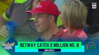 Betway Catch 2 Million no. 8 Richard Johnstone off a Klaasen Six | Qualifier 2 | Betway SA20