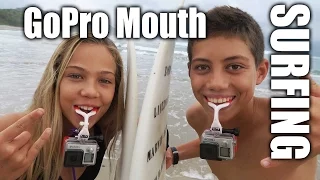 Double GoPro Mouth Mount Surfing