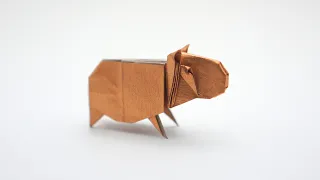 ORIGAMI CAPYBARA / GUINEA PIG (Jo Nakashima)