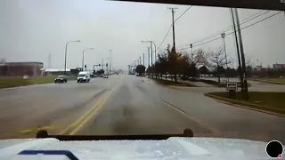 Mokena cop's close call with Metra train caught on camera