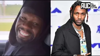 "I Heard Drake Got A 💣" 50 Cent Reacts To Kendrick Lamar 6:16 In LA Drake Diss